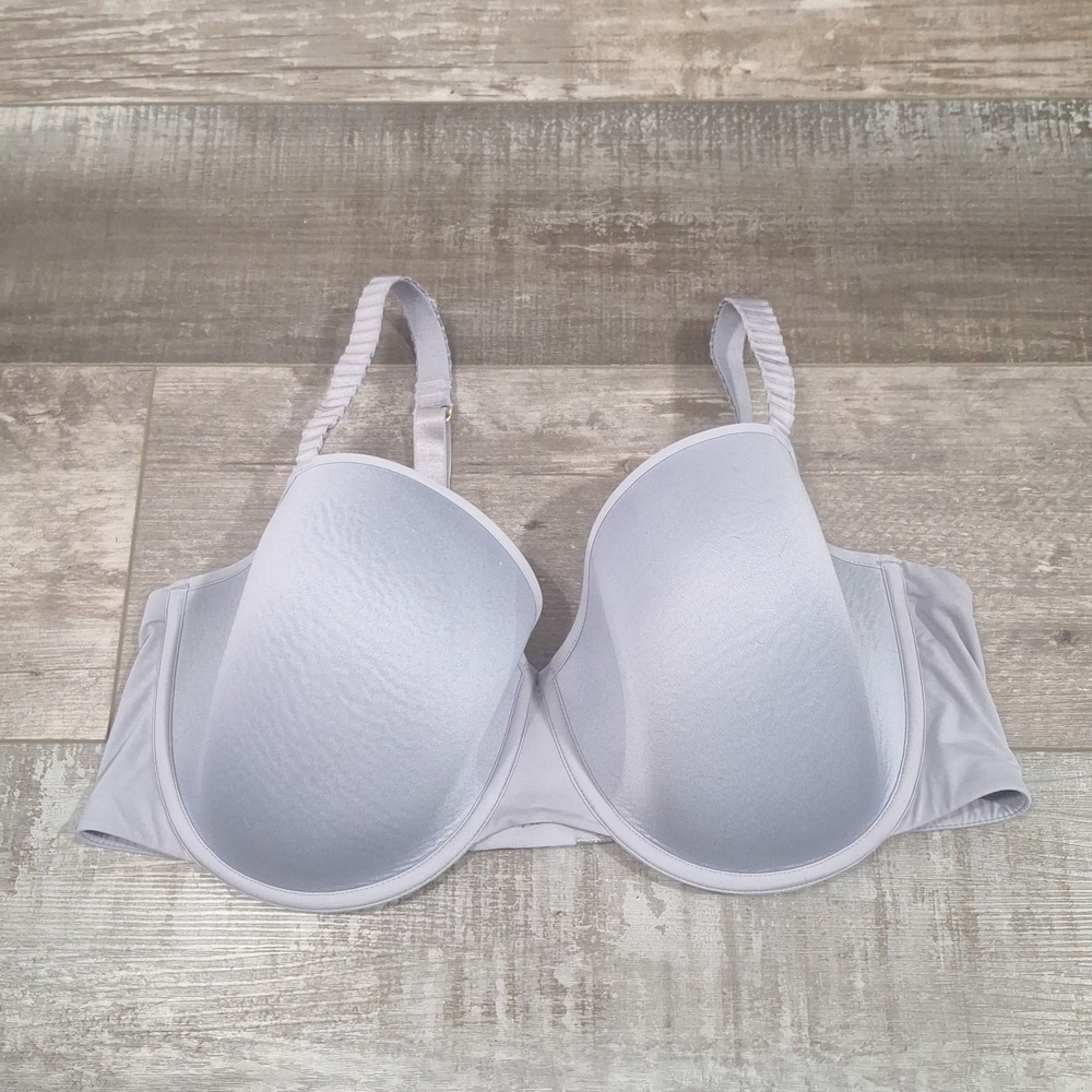 ThirdLove 24/7 Classic T-Shirt Bra 40D Gray Blue Microfiber Underwire